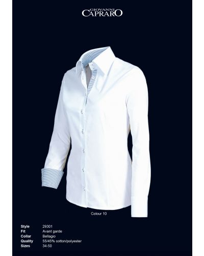 29301-0 Giovanni Capraro Damesblouse Avant Garde Fit Bellagio