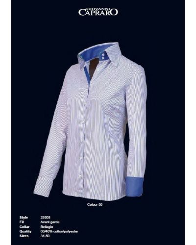 29308-0 Giovanni Capraro Damesblouse Avant Garde Fit Bellagio