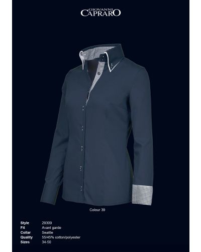 29309-0 Giovanni Capraro Damesblouse Avant Garde Fit Seattle