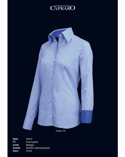29310-0 Giovanni Capraro Damesblouse Avant Garde Fit Bellagio