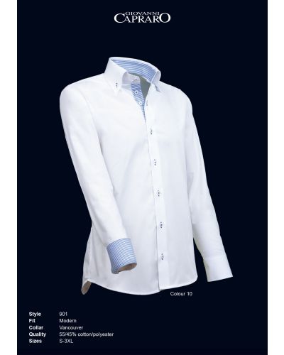 901 Giovanni Capraro Herenoverhemd Modern Fit Vancouver