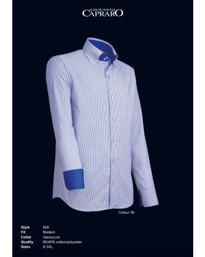 908 Giovanni Capraro Herenoverhemd Modern Fit Vancouver