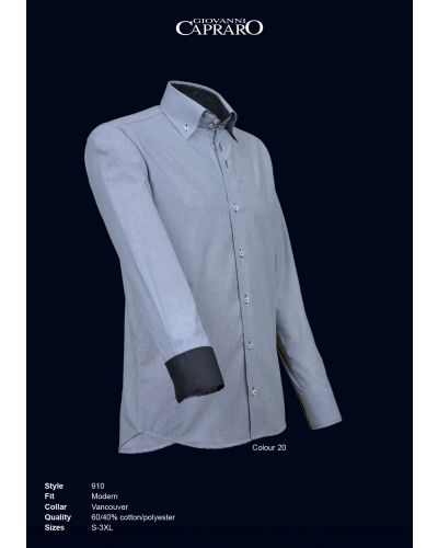 910 Giovanni Capraro Herenoverhemd Modern Fit Vancouver